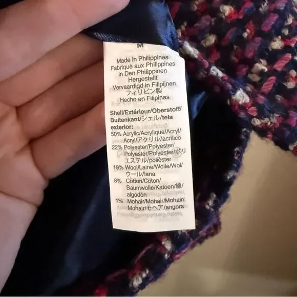 NWT J. Crew Lady Jacket in Italian Tweed Sz Medium - Picture 11 of 11